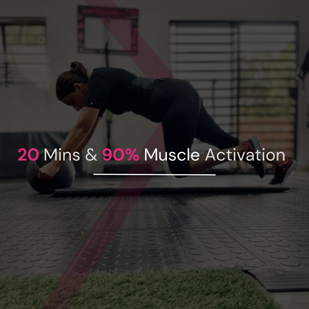 20 Minutes and 90% Muscle Activation